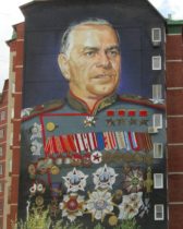 Самый большой портрет маршала Жукова